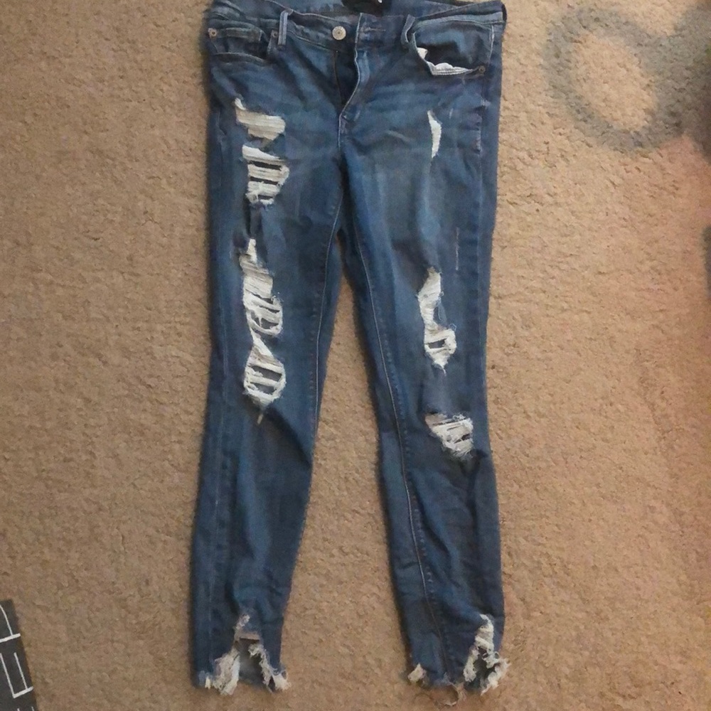 Express Jeans, Ankle Legging- Mid Rise